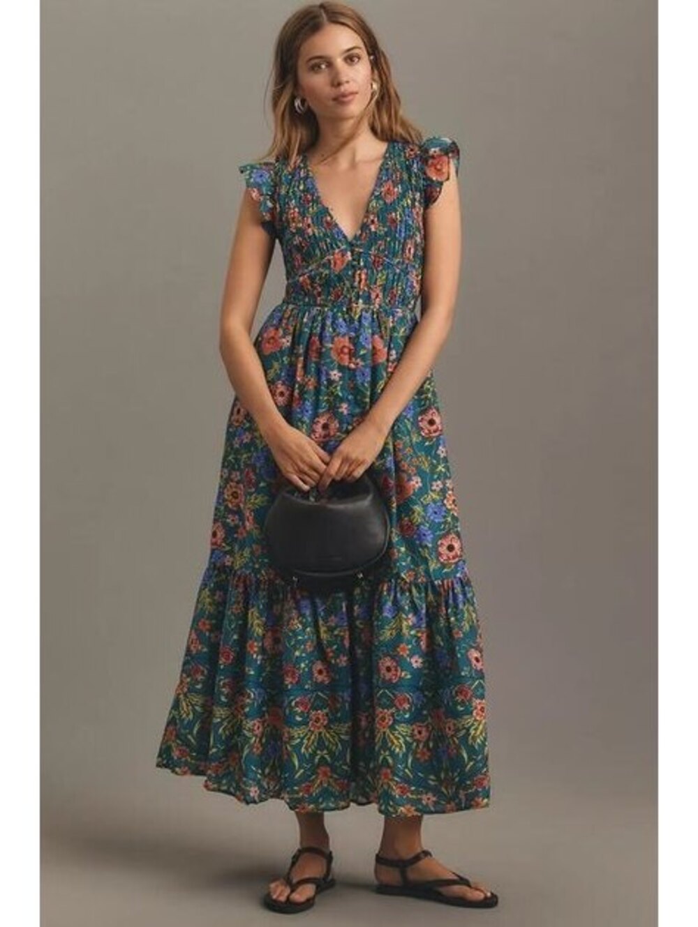 New Anthropologie Peregrine Midi Dress Size XsP
